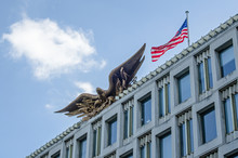 US Embassy Facade, Grosvenor Square, London