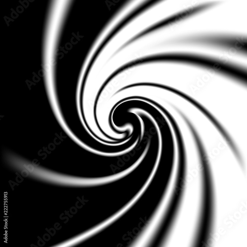 Black And White Swirl Background Abstract Vector Illustration