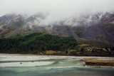 Fototapeta Góry - foggy Mount Altai