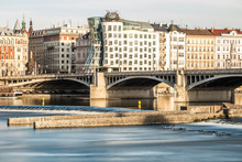 River Vltava And Prague