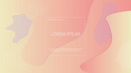 Poster - Dynamic gradient. Dynamic gradient. Neon abstract background concept. Minimal cover banner template. 