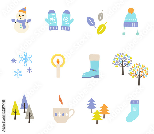 冬のイラスト セット Buy This Stock Vector And Explore Similar 冬のイラスト セット Buy This Stock Vector And Explore Similar