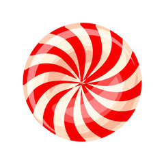 Poster - Candy sweet swirl icon. Cartoon of candy sweet swirl vector icon for web design isolated on white background