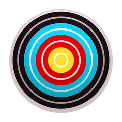 Poster - Target icon. Cartoon of target vector icon for web design isolated on white background