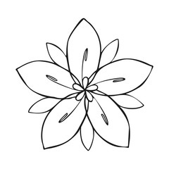 Poster - Season flower icon. Simple illustration of season flower vector icon for web design isolated on white background