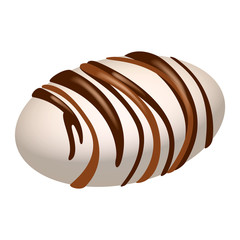 Poster - Milk choco icon. Isometric of milk choco vector icon for web design isolated on white background