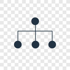 Poster - Networking vector icon isolated on transparent background, Networking logo design
