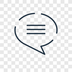 Poster - Question vector icon isolated on transparent background, Question logo design