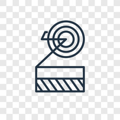 Poster - Wire vector icon isolated on transparent background, Wire logo design