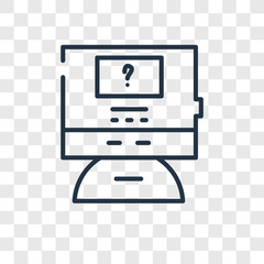 Poster - Password vector icon isolated on transparent background, Password logo design