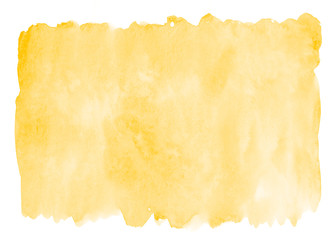 Wall Mural - Yellow watercolor background