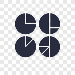 Poster - Analytics vector icon isolated on transparent background, Analytics logo design