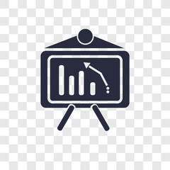 Poster - Analytics vector icon isolated on transparent background, Analytics logo design