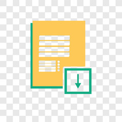 Poster - Notepad vector icon isolated on transparent background, Notepad logo design