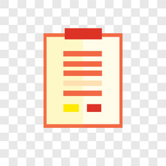 Poster - Notepad vector icon isolated on transparent background, Notepad logo design