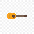 © CoolVectorStock - guitar icon isolated on transparent background. Simple and editable guitar icons. Modern icon vector illustration.