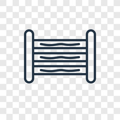 Poster - Video file vector icon isolated on transparent background, Video file logo design