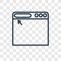 Poster - Page vector icon isolated on transparent background, Page logo design