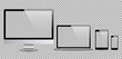 © warmworld - Device set: monitor laptop, tablet and phone