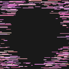 Poster - Abstract irregular horizontal stripe background template - vector frame graphic