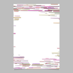 Poster - Abstract irregular horizontal rounded stripe background page border template