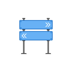 Poster - Information sign colored icon. Element of road signs and junctions icon for mobile concept and web apps. Colored Information sign can be used for web and mobile