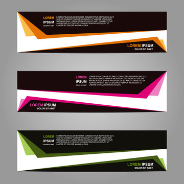 Design banner background. modern template design vector
