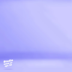 Aufkleber - Vector Empty pastel purple blue color studio room background ,Template mock up for display of product,Business backdrop.