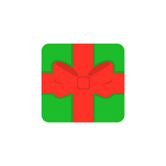 Canvas Print - gift icon. Element of colored Christmas holiday icon for mobile concept and web apps. Thin line gift icon can be used for web and mobile