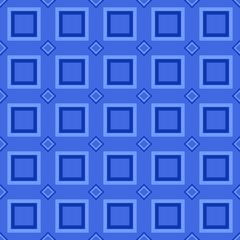 Poster - Abstract geometrical square pattern background design - colored vector graphic