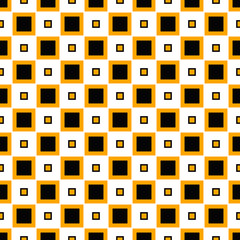 Poster - Simple seamless pattern - vector square background design