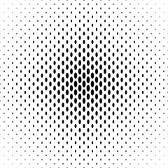 Poster - Black and white abstract ellipse pattern background