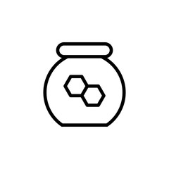 Poster - honey honey bank icon. Element of autumn icon for mobile concept and web apps. Thin line honey honey bank icon can be used for web and mobile
