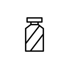 Poster - flask icon. Element of autumn icon for mobile concept and web apps. Thin line flask icon can be used for web and mobile