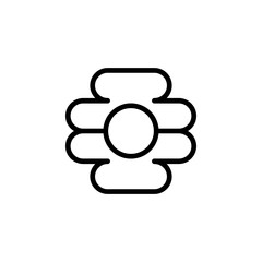 Poster - hive icon. Element of autumn icon for mobile concept and web apps. Thin line hive icon can be used for web and mobile