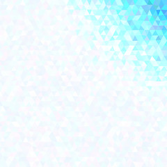 Poster - Abstract geometric chaotic regular triangle background - vector illustration