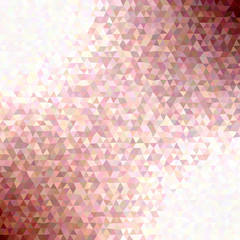 Poster - Gradient abstract triangular background template - vector graphic design