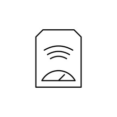 Poster - heater icon. Element of Internet related icon for mobile concept and web apps. Thin line heater icon can be used for web and mobile