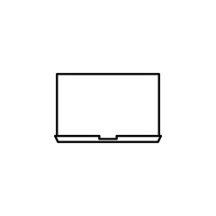 Poster - notebook icon. Element of Internet related icon for mobile concept and web apps. Thin line notebook icon can be used for web and mobile