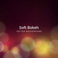 Wall Mural - Simple and beautiful soft bokeh background