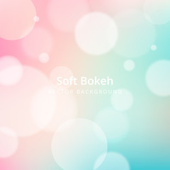 Wall Mural - simple and beautiful soft bokeh background
