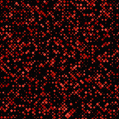 Poster - Repeating red diagonal square mosaic pattern background - vector illustration