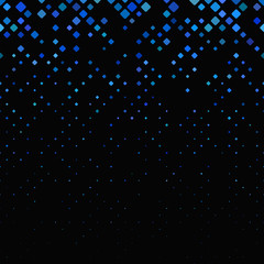 Poster - Geometric diagonal rounded square pattern background - vector graphic design from squares in varying sizes