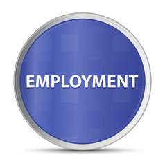 Poster - Employment blue round button