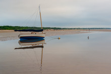 Boat At Low Tide