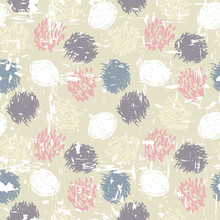 Pleasant Gentle Textiles For Home. Vector Background. Shabby Wallpaper.