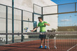 © DavidPrado - Monitor teaching padel class