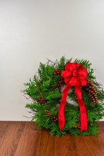 A Decorated Wreath For Christmas
