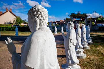 Canvas Print - Bouddha de la Pagode Phat Vuong Tu à Noyant-d'Allier