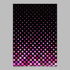 Poster - Geometric circle pattern background brochure template - vector graphic design